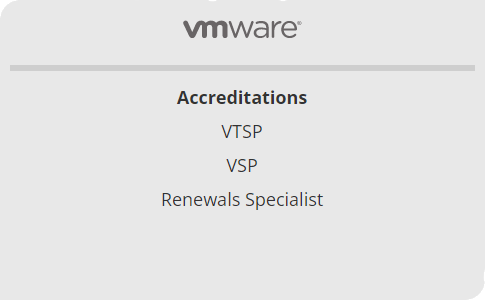 vmware About