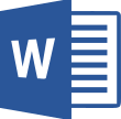 Microsoft Word 2013 logo Office 2016